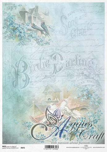 ITD Rice Decoupage Paper  Product Code R975