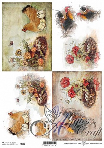 ITD Rice Decoupage Paper  Product Code R1352