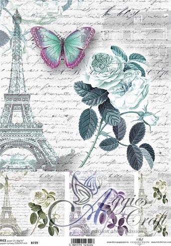 ITD Rice Decoupage Paper  Product Code R739