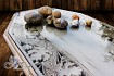 Wooden Hand Carved Coffee Table - Refurbished