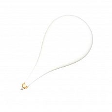 Plastic Tear Drop Baubles - 16cm (gold fitting)