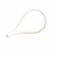 Plastic Tear Drop Baubles - 16cm (silver fitting)