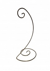 Large Metal Bauble Stand - golden swirl