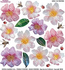 Sospeso Printed Foil,  WILD ROSE