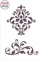 FaFaMe Stencil 15 x 21cm  Product Code SM123