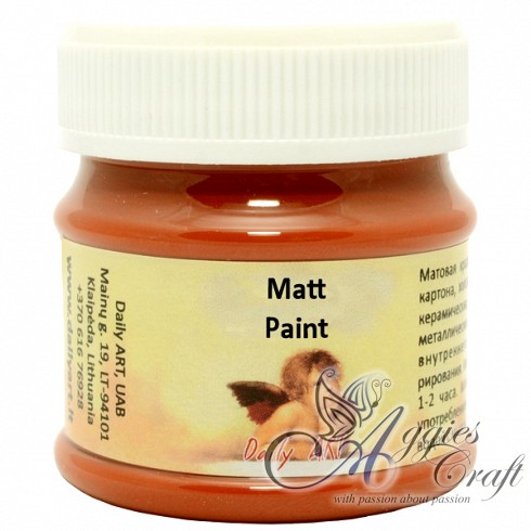 Daily Art Matt Paint 50ml  RED OCHRE