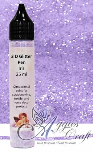 Daily Art 3D Glitter Pen, IRIS 25ml