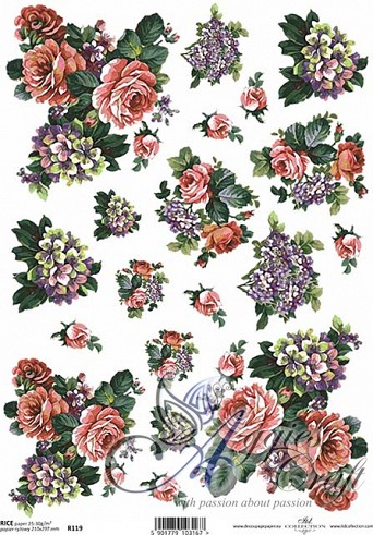 ITD Rice Decoupage Paper  Product Code R119