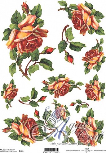 ITD Rice Decoupage Paper  Product Code R426