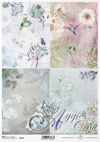 ITD Rice Decoupage Paper  Product Code R1059