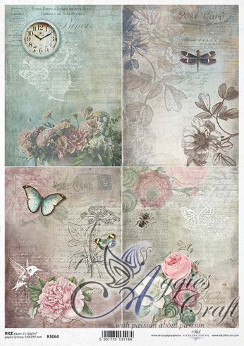 ITD Rice Decoupage Paper  Product Code R1064