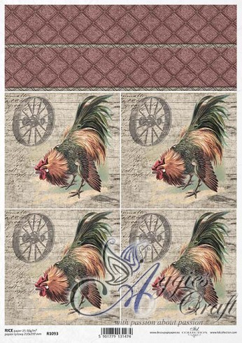 ITD Rice Decoupage Paper  Product Code R1093