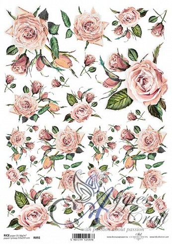 ITD Rice Decoupage Paper  Product Code R892