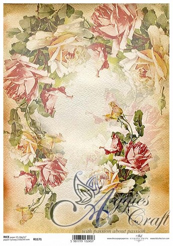 ITD Rice Decoupage Paper  Product Code R1171