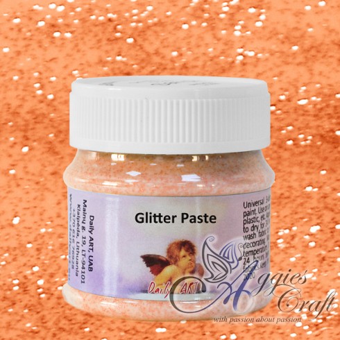 Daily Art Glitter Paste - ORANGE - 50ml