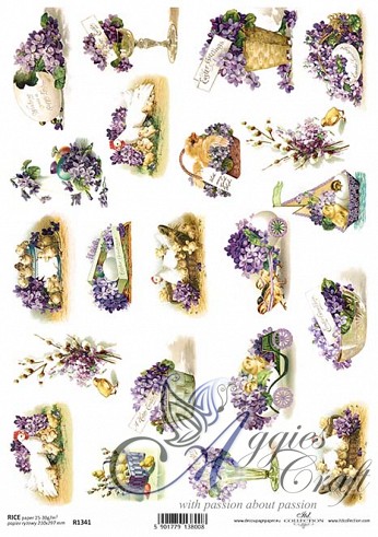 ITD Rice Decoupage Paper  Product Code R1341