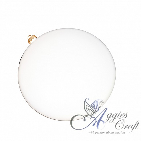 Extra Large Plastic Medallion Baubles - 20cm (gold fitting)