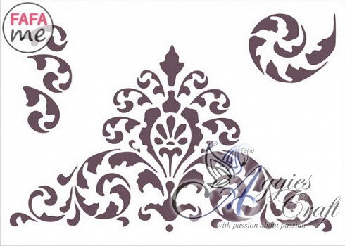 FaFaMe Stencil 15 x 21cm  Product Code SM009