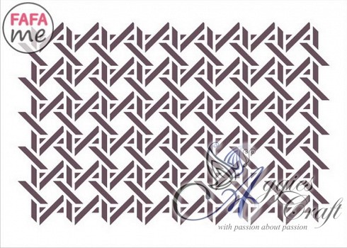 FaFaMe Stencil 15 x 21cm  Product Code SM131