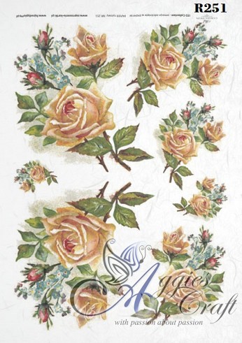 ITD Rice Decoupage Paper  Product Code R251