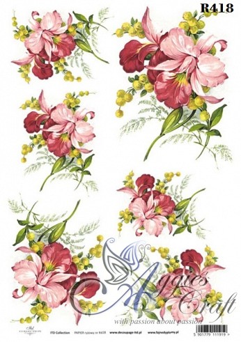 ITD Rice Decoupage Paper  Product Code R418