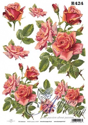 ITD Rice Decoupage Paper  Product Code R424