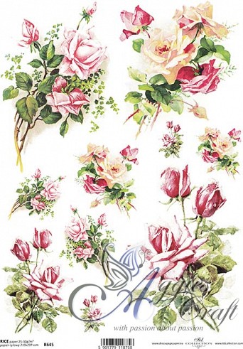 ITD Rice Decoupage Paper  Product Code R645