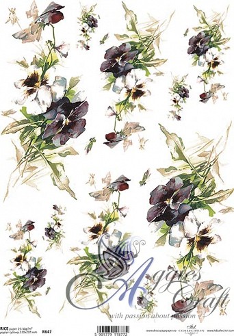 ITD Rice Decoupage Paper  Product Code R647