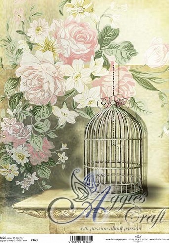 ITD Rice Decoupage Paper  Product Code R763